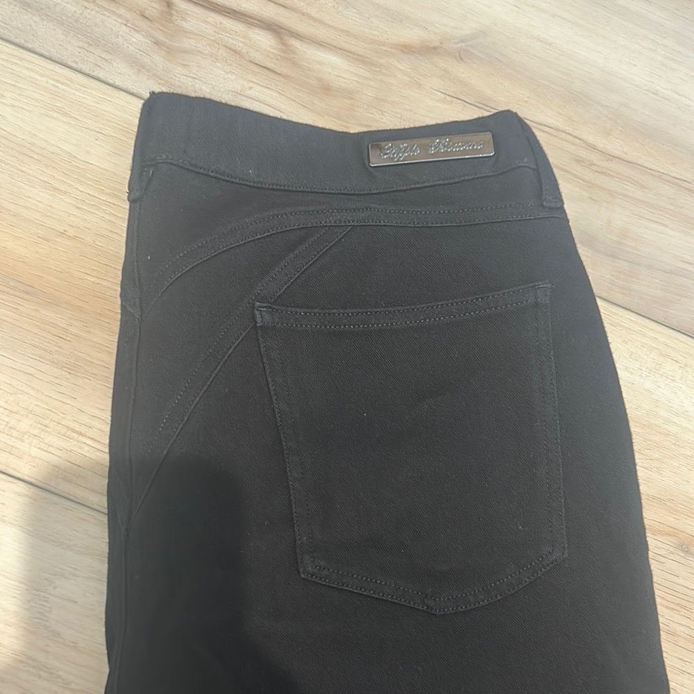 Apple Bottoms Black Straight Leg Jeans
